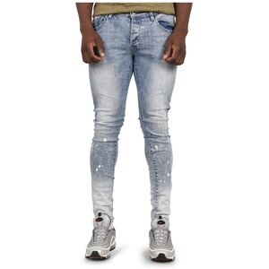 Project X Paris Jean skinny effet tie and dye et tachete - Couleur - Bleu, Taille - 33