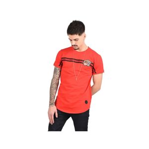 Project X Paris Tee shirt tigre brode bande sur le torse - Couleur - Rouge, Taille - L