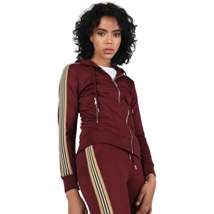 Project X Paris Hoodie zippe bandes equestres - Couleur - Bordeaux, Taille - S