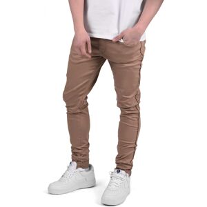 Project X Paris Pantalon slim a liseres sur le côte - Couleur - Beige, Taille - 31