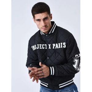 Project X Paris Veste Teddy matelassée - Couleur - Noir, Taille - XL