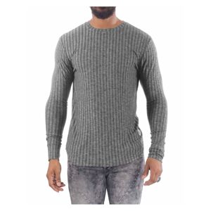 Project X Paris Pull leger côtele 88162225 - Couleur - Gris clair, Taille - M