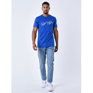 Project X Paris T shirt basic full logo arc en ciel broderie Couleur Bleu Taille S