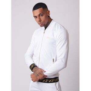 Project X Paris Veste col teddy ecritures dorees - Couleur - Blanc, Taille - M