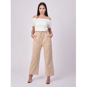 Project X Paris Pantalon wide leg - Couleur - Beige, Taille - M