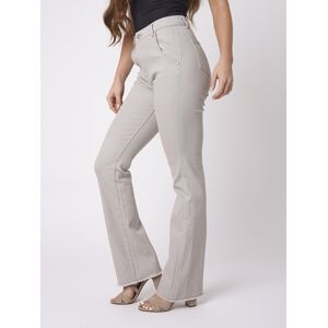 Project X Paris Jean stretch evase - Couleur - Beige, Taille - XS