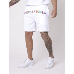 Project X Paris Short style gothique colore - Couleur - Blanc, Taille - XL