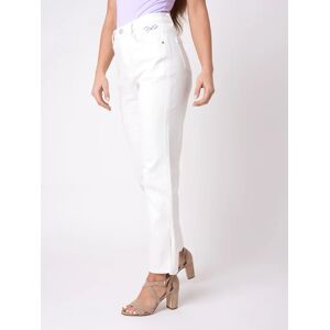 Project X Paris Jean droit evase avec fente - Couleur - Blanc, Taille - S