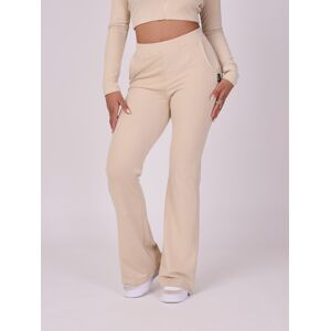 Project X Paris Pantalon evase triple logo côtele - Couleur - Beige, Taille - L