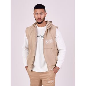 Project X Paris Gilet sans manche basic - Couleur - Beige, Taille - XL