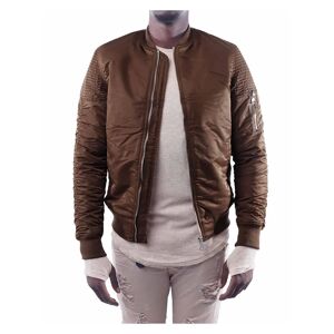 Project X Paris Veste Bomber zippee type Biker - Couleur - Marron, Taille - S