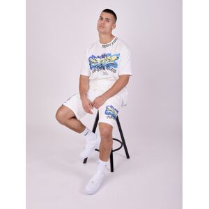 Project X Paris Short imprime street art - Couleur - Blanc, Taille - M