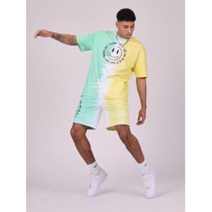 Project X Paris Short bicolore degrade smiley - Couleur - Jade, Taille - XL