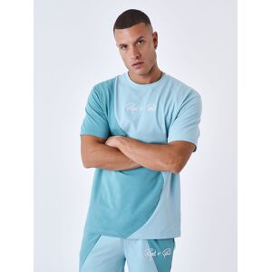 Project X Paris Tee-shirt bicolore style vague - Couleur - Turquoise, Taille - XS