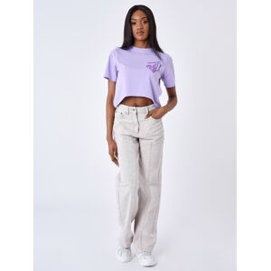 Project X Paris Tee shirt cœur de Project X Paris - Couleur - Lilas, Taille - M