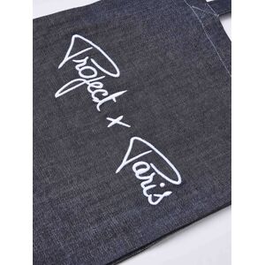 Project X Paris Totebag en toile brode - Couleur - Gris, Taille - Unique