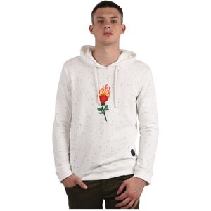 Project X Paris Hoodie destroy Rose on Fire - Couleur - Blanc, Taille - XL