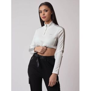 Project X Paris Sweatshirt crop élastique - Couleur - Blanc, Taille - L