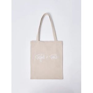 Project X Paris Totebag en moletton brodé - Couleur - Beige, Taille - Unique