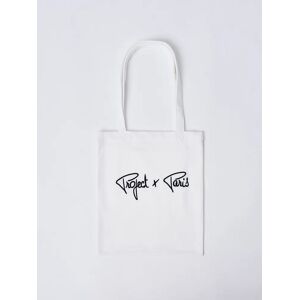 Project X Paris Totebag en moletton brodé - Couleur - Blanc cassé, Taille - Unique