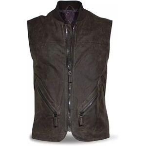 Gilet Brown Waxed Cotton Man - Dmd