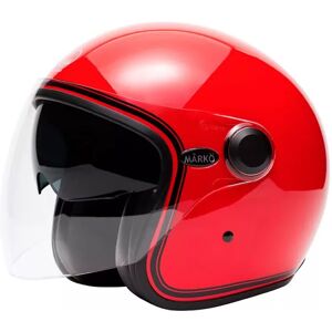 MÂRKÖ HELMETS Casque Marko Boreal Rouge À  Bandes