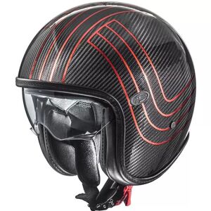 Casque Vintage Platinum Carbon Ex Red Chromed Bm - Premier