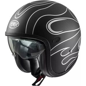 Casque Vintage Platinum Carbon Fr Silver Chromed Bm - Premier