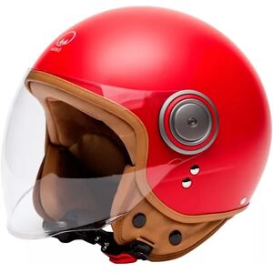 MÂRKÖ HELMETS Casque Jet Elements-Markö (Rouge Mat)