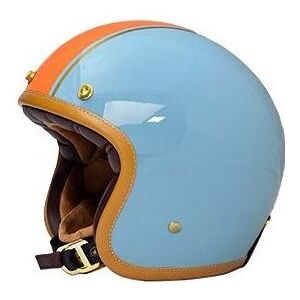 MÂRKÖ HELMETS Casque Jet The Classic - Markö (Blue/Orange)