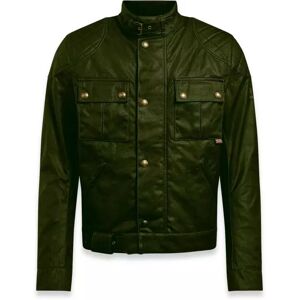 BELSTAFF Blouson Brooklands 2.0 Wax Olive Green - Belstaff