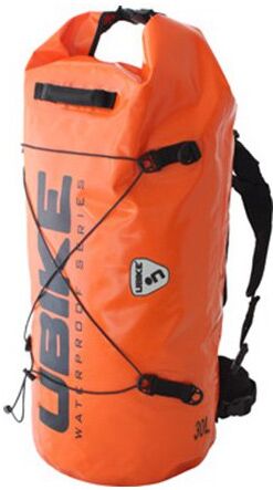 Ubike SAC ETANCHE ORANGE CYLINDER BAG 30L UBIKE Ubike SAC ETANCHE ORANGE CYLINDER BAG 30L UBIKE
