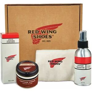 RED WING SHOES Coffret D'Entretien Cuir Redwing - Smooth-Finished Leather Care Kit - Publicité