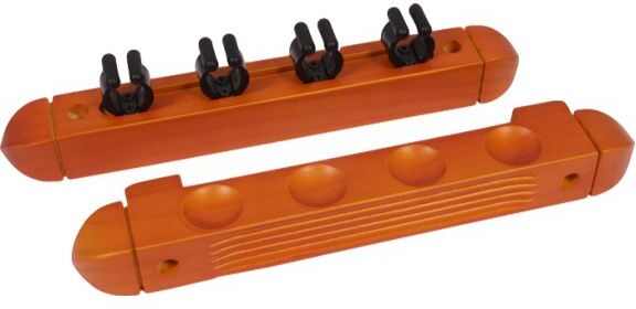Accessoires Mon Billard Porte queues mural 4 queues - Acajou Accessoires Mon Billard Porte queues mural 4 queues - Acajou