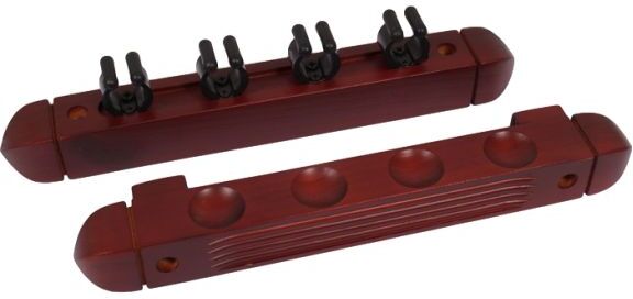 Accessoires Mon Billard Porte queues mural 4 queues - Wenge Accessoires Mon Billard Porte queues mural 4 queues - Wenge