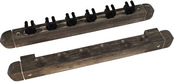 Accessoires Mon Billard Porte queues mural 6 queues - Gris Accessoires Mon Billard Porte queues mural 6 queues - Gris