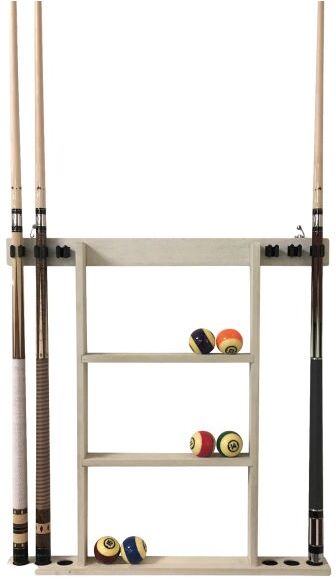 Accessoires Mon Billard Porte queues mural design 6 queues Blanc Accessoires Mon Billard Porte queues mural design 6 queues Blanc