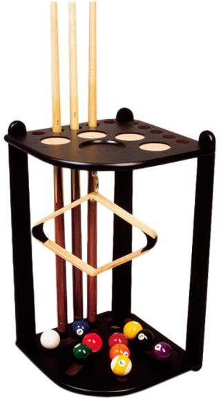 Accessoires Mon Billard Porte queue d'angle 10 queues - Noir Accessoires Mon Billard Porte queue d'angle 10 queues - Noir