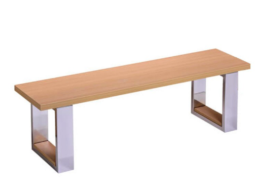 Banc billard table bois clair - Assise bois Banc billard table bois clair - Assise bois