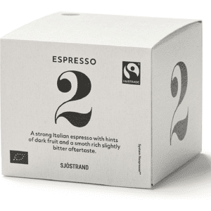 Sjostrand - 10 capsules Espresso n°2 - SJÖSTRAND COFFEE - Pérou - Publicité