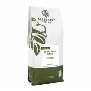 Green Lion Coffee Café en grains Bio : Green Lion Coffee Le Mélange Sirga 100% Arabica 1kg - Café Bio - Publicité