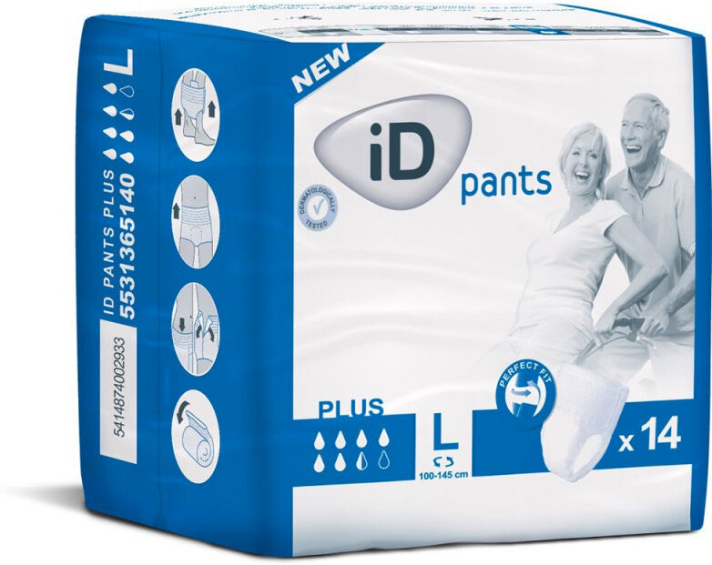 SOUS VÊTEMENTS ABSORBANTS ID PANTS PLUS SOUS VÊTEMENTS ABSORBANTS ID PANTS PLUS