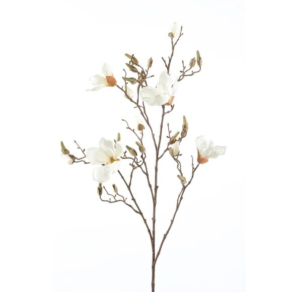 . Branche artificielle de magnolia rose crème H105cm