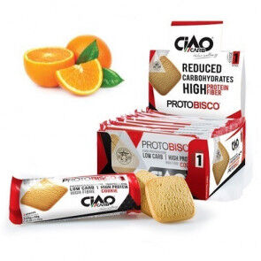 CiaoCarb Pack de 10 Biscuits CiaoCarb Protobisco Phase 1 Orange