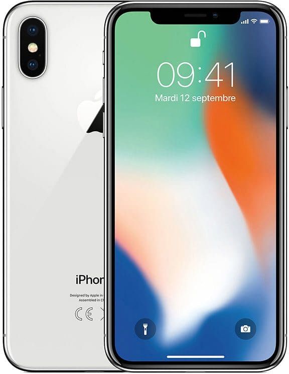 APPLE IPHONE X 64 GO SILVER RECONDITIONNE GRADE A+