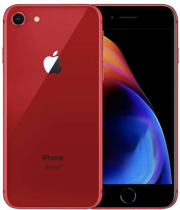 APPLE IPHONE 8 64 Go RED RECONDITIONNÉ GRADE ECO + COQUE