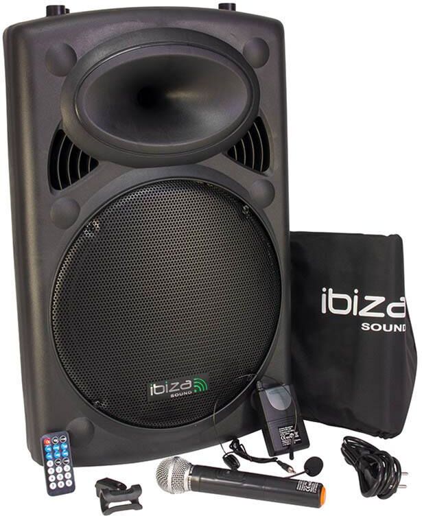 IBIZA Enceinte IBIZA PORT15VHF Bluetooth IBIZA Enceinte IBIZA PORT15VHF Bluetooth