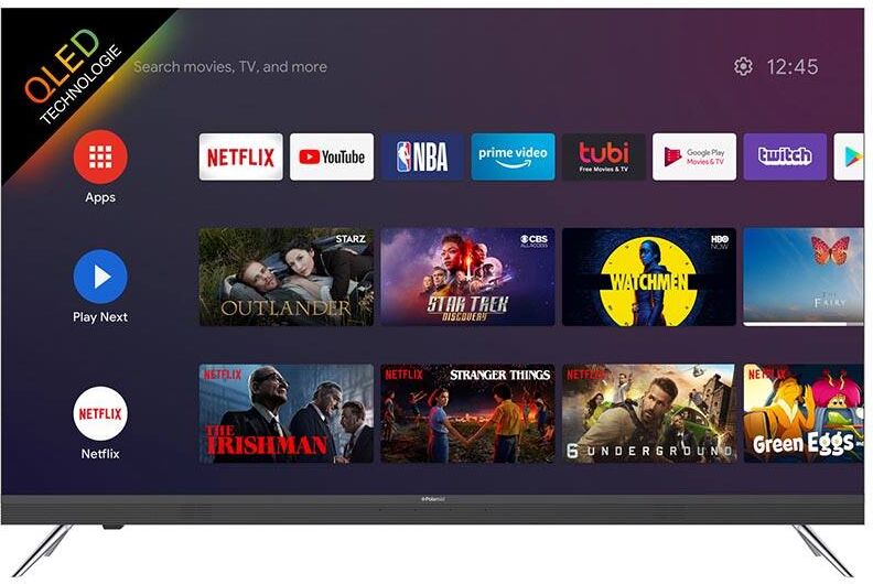POLAROID TV QLED POLAROID 65" ANDROID + Barre de Son intégrée POLAROID TV QLED POLAROID 65" ANDROID + Barre de Son intégrée
