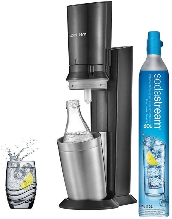 SODASTREAM Appareil à soda SODASTREAM CRYSTAL NOIRE VERRE SODASTREAM Appareil à soda SODASTREAM CRYSTAL NOIRE VERRE