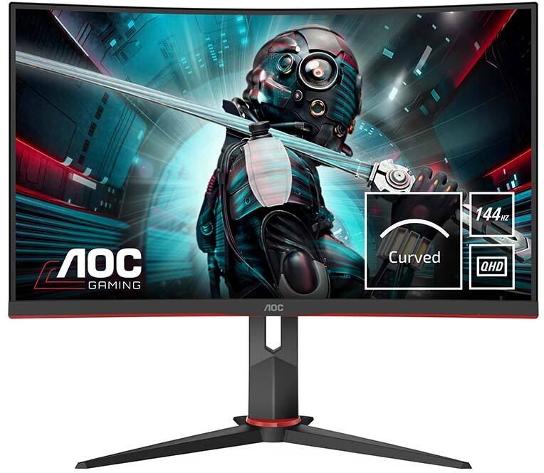 AOC Moniteur PC AOC 27" Curved QHD 144HZ - 1ms - Ajustable